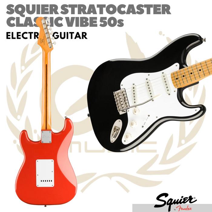 SQUIER STRATOCASTER CLASSIC VIBE 50s Electric Guitar | Gitar Listrik