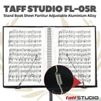 FL-05R Stand Teks Lagu Partitur Sheet Musik 180 Derajat Adjustable FL-05R - Stand Book FL05R Stand Lipat FL 05R