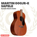 Martin 000JR-E Sapele Acoustic Electric Guitar w/Bag - Gitar Akustik Elektrik 000 Jr E