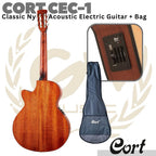 CORT CEC-1 Classic Nylon Acoustic Electric Guitar - Akustik Nilon CEC1 CE-C1