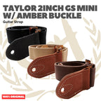 Taylor 2Inch GS Mini Guitar Strap w/Amber Buckle - Strap Gitar