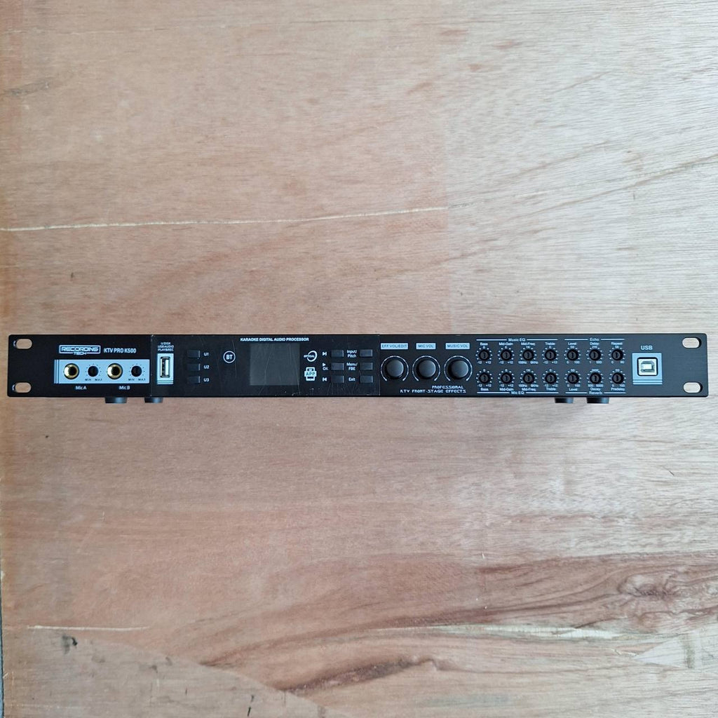 Recording Tech KTV Pro K500 Karaoke Digital Audio Processor - Mixer Karoke Original Amplifier