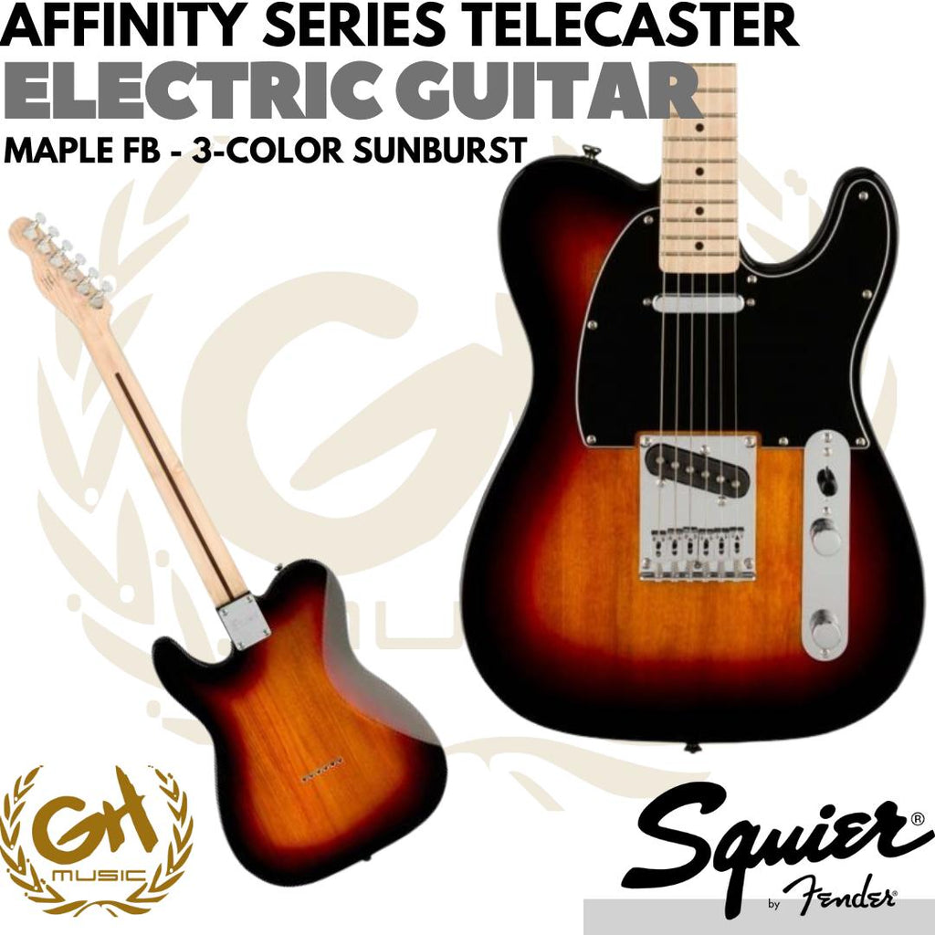 Squier Affinity Telecaster Electric Guitar, Maple FB - Gitar Elektrik