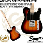Squier Affinity Telecaster Electric Guitar, Maple FB - Gitar Elektrik
