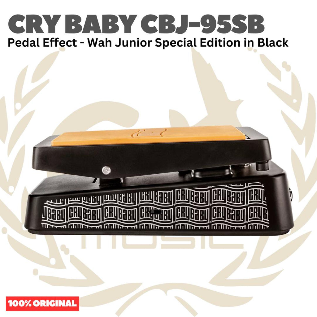 CRY BABY CBJ-95SB WAH JUNIOR Special Edition in Black Pedal Effect - Efek Pedal Gitar Bass Original Asli