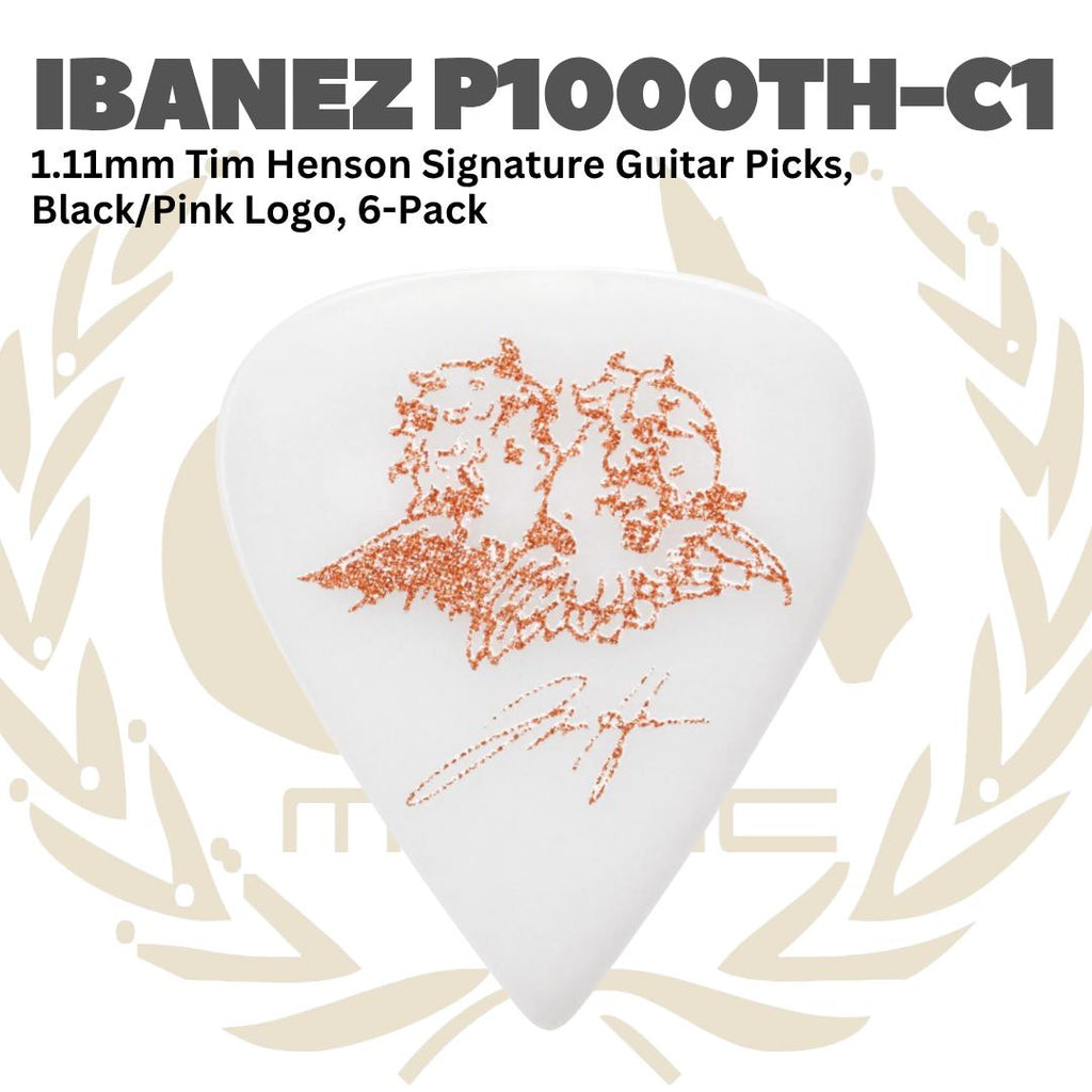 Ibanez P1000TH-C1 Tim Henson Signature Guitar Picks, 6 Pack - Pik Gitar P1000THC1