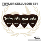 Taylor Celluloid 351 Picks, Tortoise 12-Pack - Pick Gitar Bass