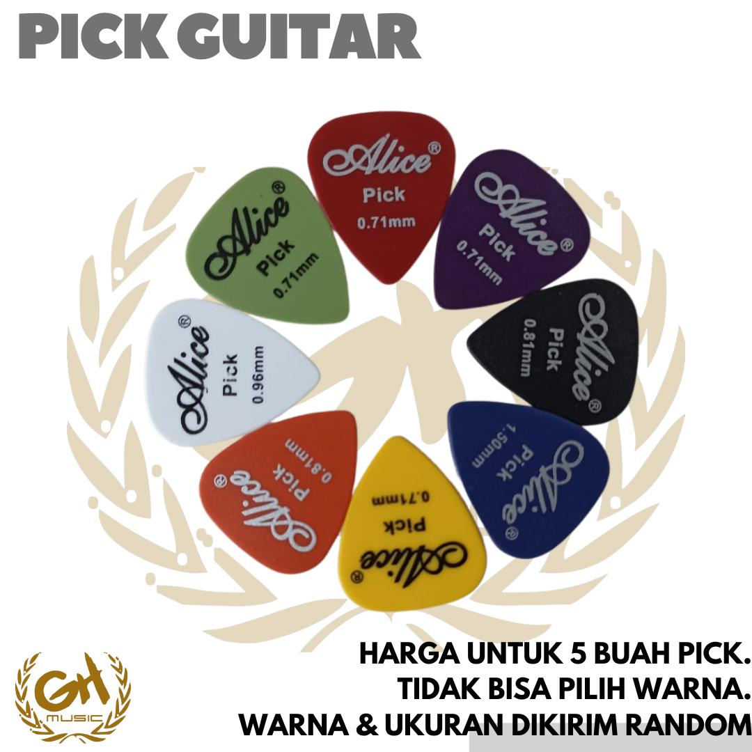 PICK GITAR ALICE 5 PCS - Pick Gitar