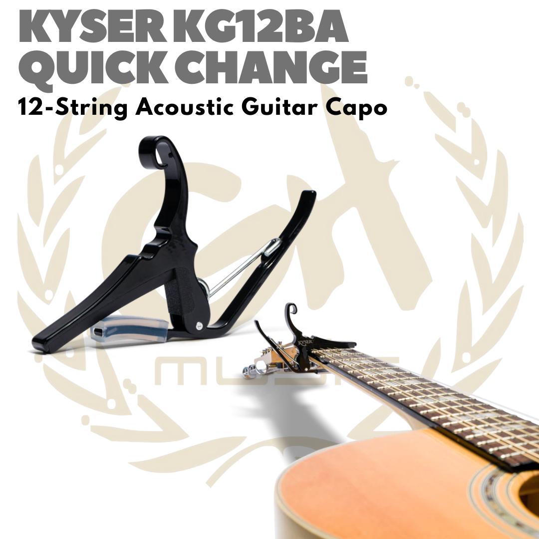KYSER Quick Change 12-String Acoustic Guitar Capo