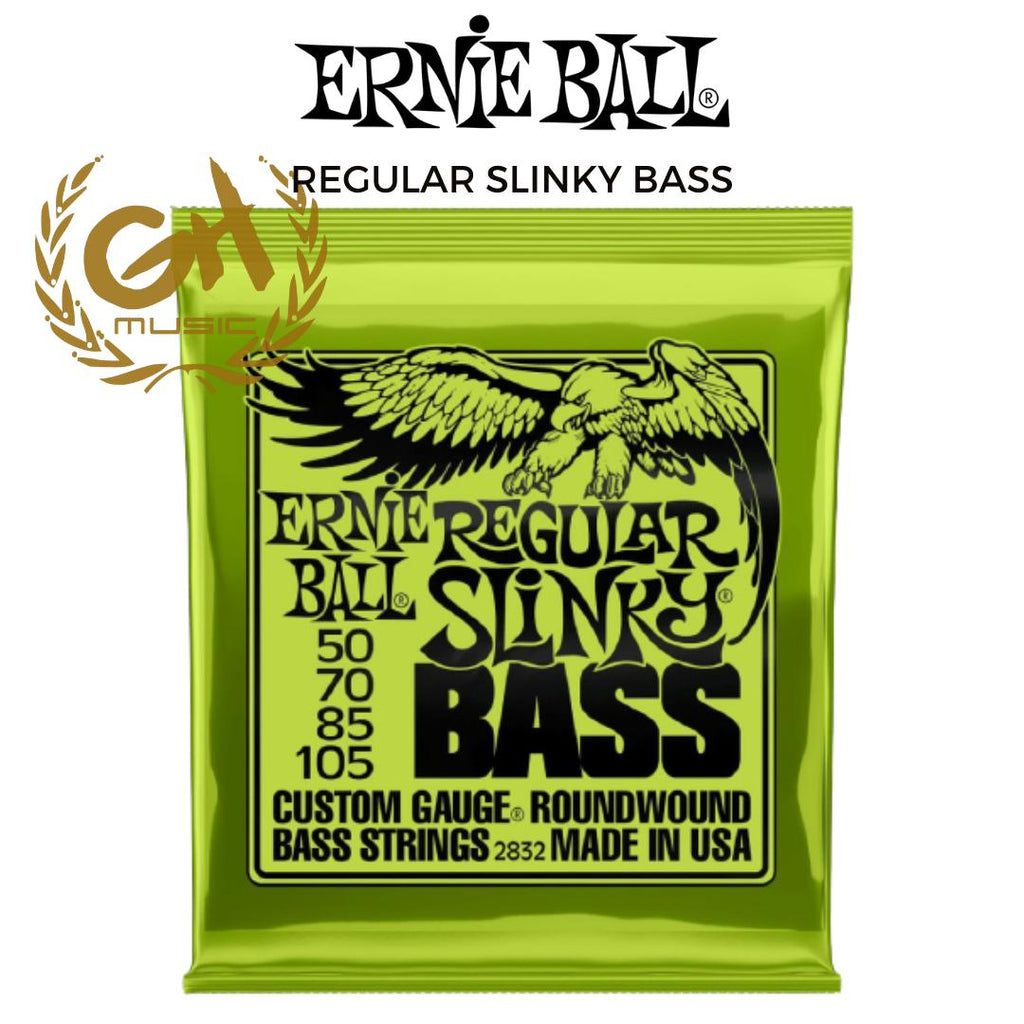 Ernie ball 2832 Reguler Slinky | Senar Bass Nickel Wound, 50-105