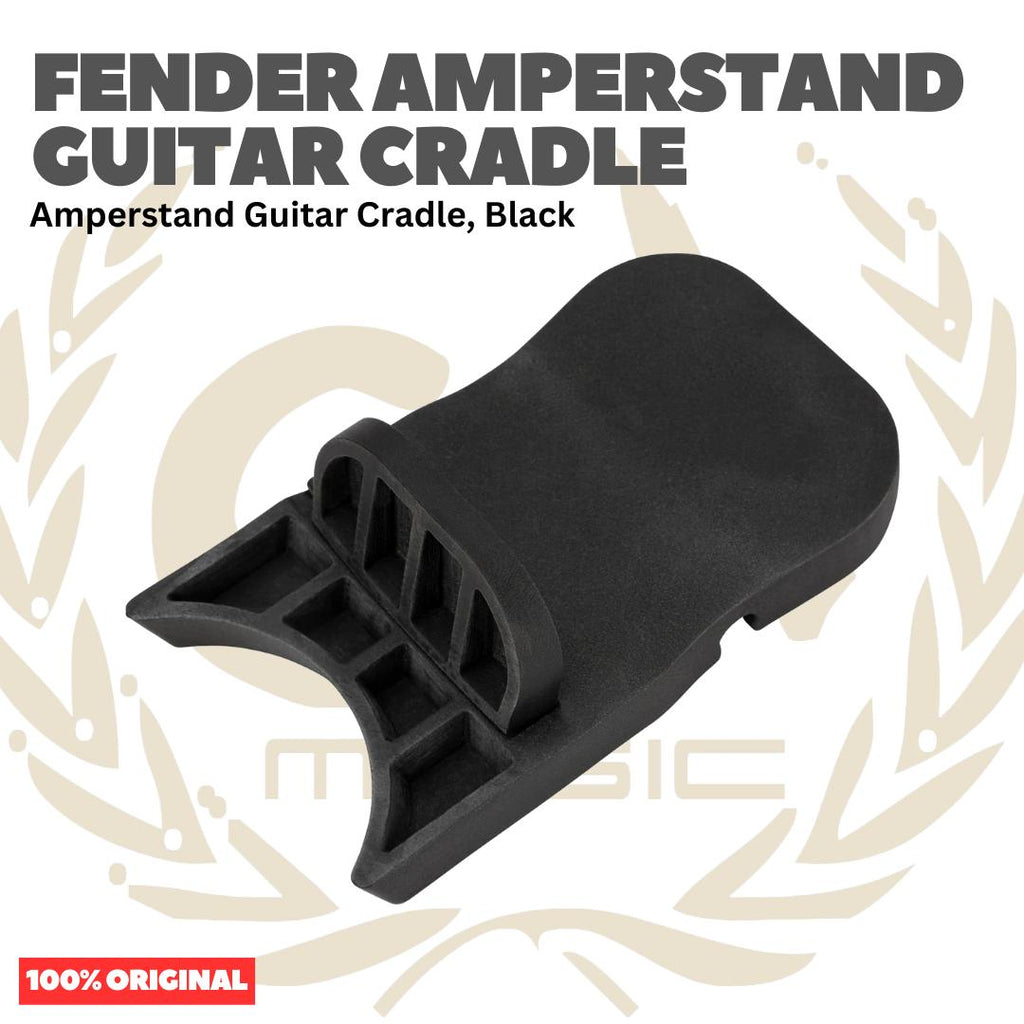 Fender Amperstand Guitar Cradle, Black - Stand Holder Gitar Aksesoris Meja Ampli