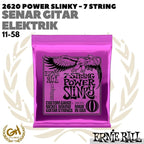 Ernie Ball 2620 Power Slinky 7-String Nickel Wound Electric 11-58