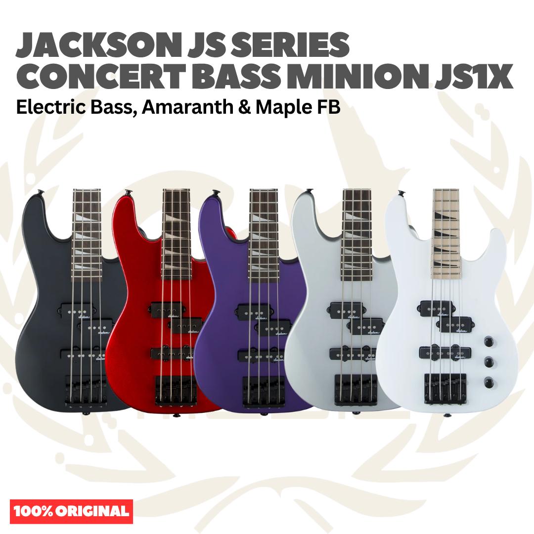 Jackson JS Series Concert Bass Minion JS1X Electric Bass Guitar - Bass Listrik Elektrik