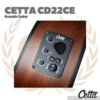 Cetta CD22CE Acoustic Guitar - Gitar Akustik
