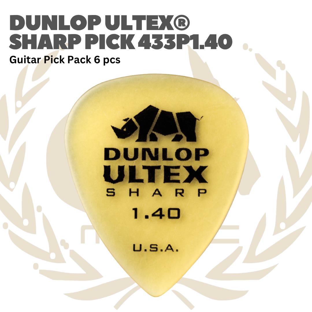 Dunlop Ultex Sharp Guitar Pick Pack 6 pcs - Pick Gitar