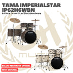 TAMA IP62H6WBN Imperialstar 6-Piece Drum Kit w/Black Hardware (Limited) - Drum Akustik Set Lengkap Tanpa Simbal Original Asli