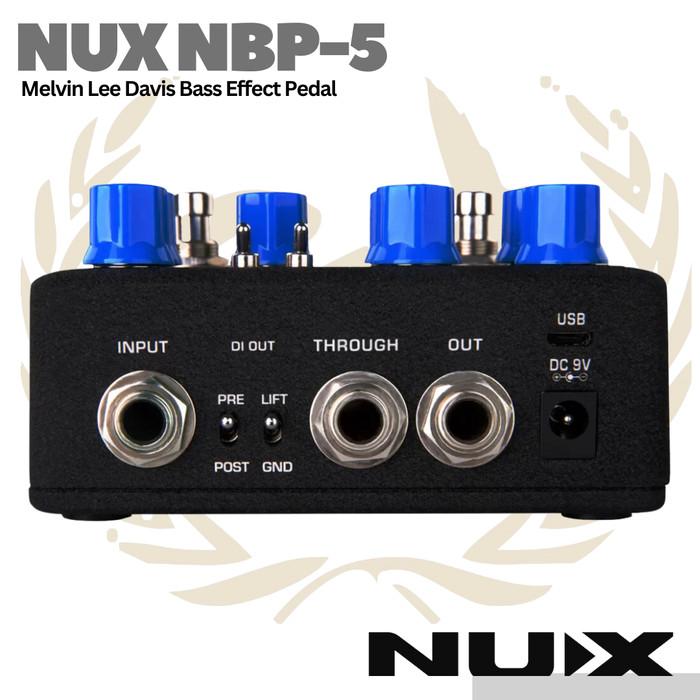 NUX MLD Bass Preamp + DI NBP5 Bass Effect Pedal - Efek Bass NBP-5