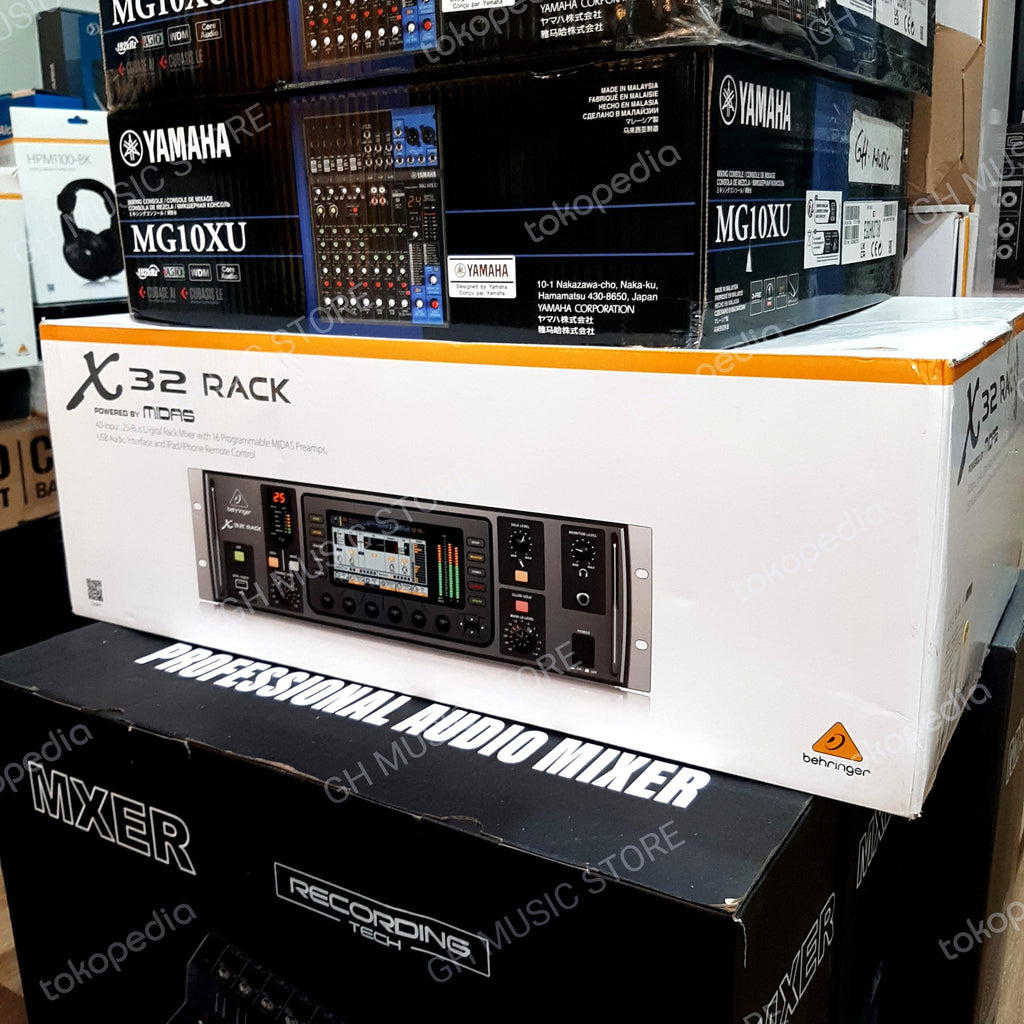 BEHRINGER X32 RACK 40-Input, 25-Bus Digital Rack Mixer