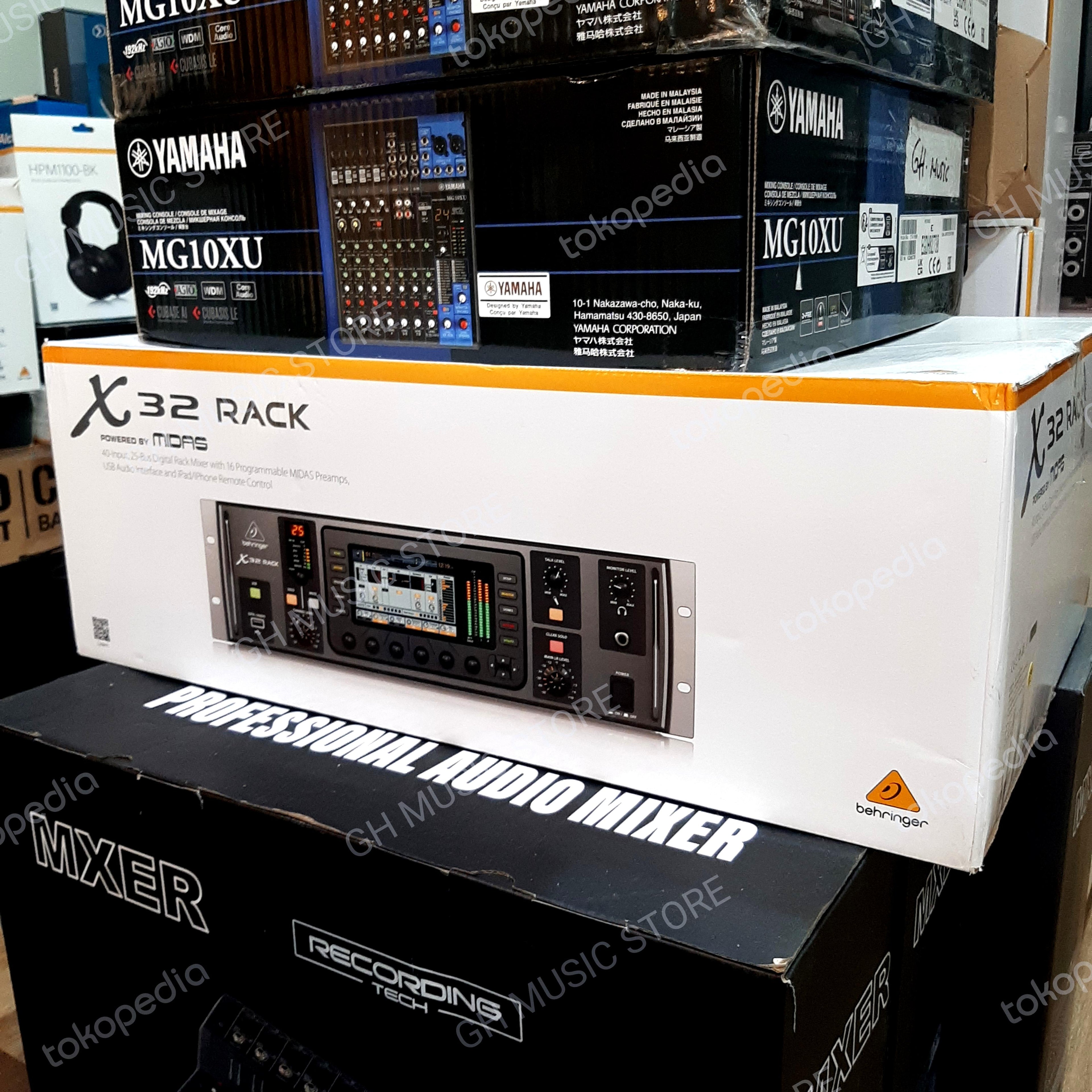 BEHRINGER X32 RACK 40-Input, 25-Bus Digital Rack Mixer