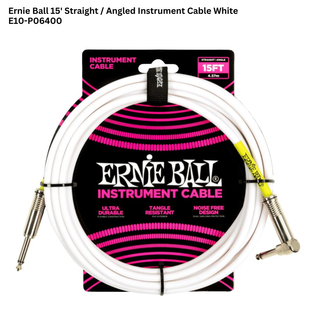 Ernie Ball PVC Straight to Angled Instrument Cable - Kabel Jack