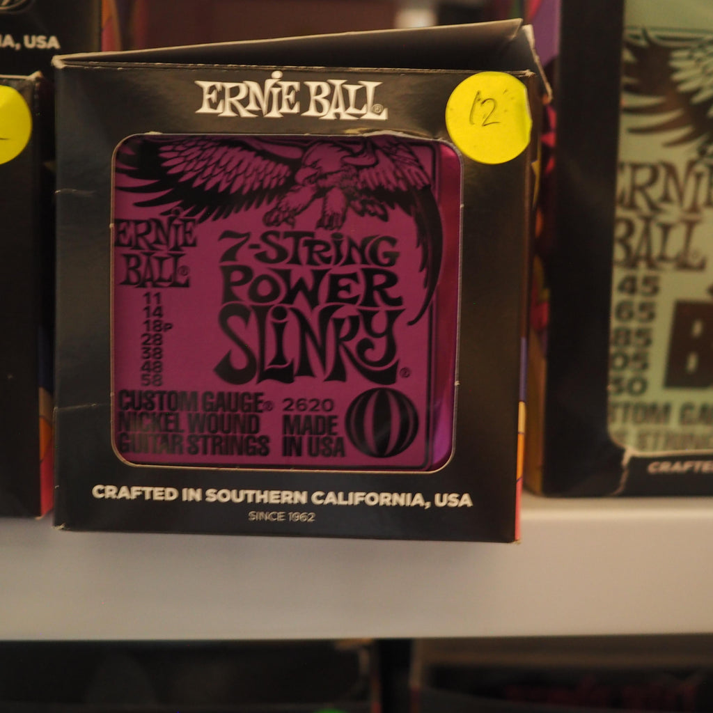 Ernie Ball 2620 Power Slinky 7-String Nickel Wound Electric 11-58