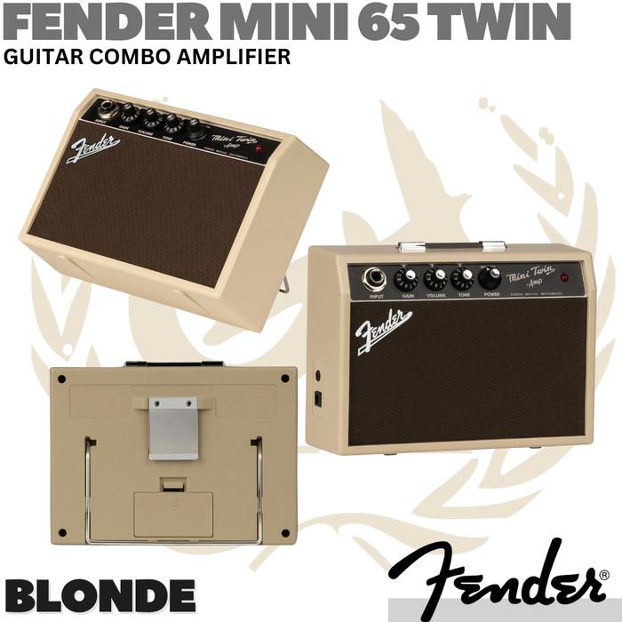 Fender Mini 65 Twin Amplifier | Speaker Gitar Elektrik Spiker