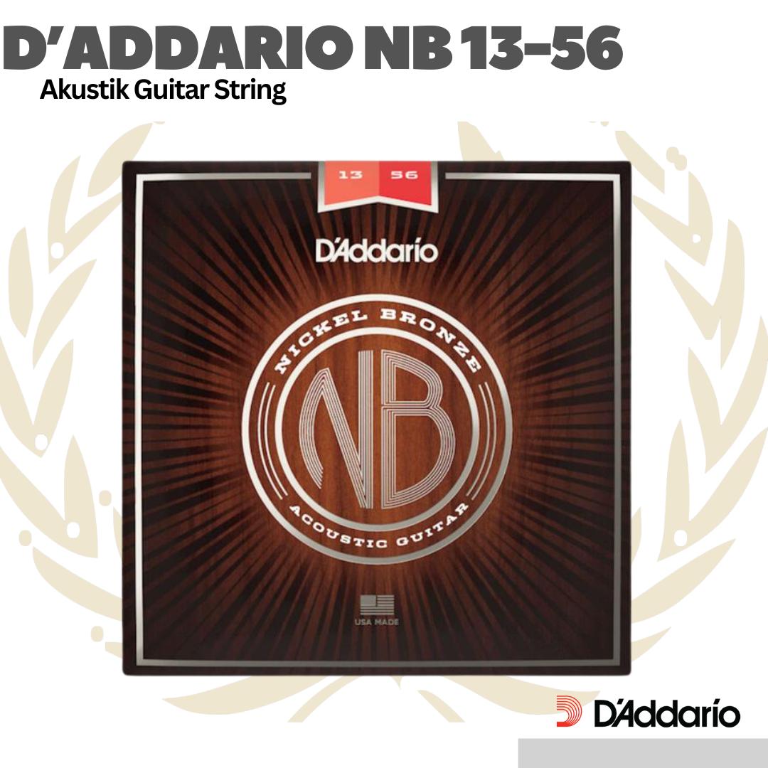 D'addario NB1356 Acoustic Guitar String - Senar Gitar Akustik 13-56