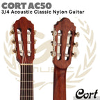 CORT AC50 1/2 Junior Acoustic Classic Nylon Guitar | Gitar Nilon