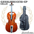 Cavaliers CC18-CP Cello Outfit | 4/4 3/4 1/2 Size