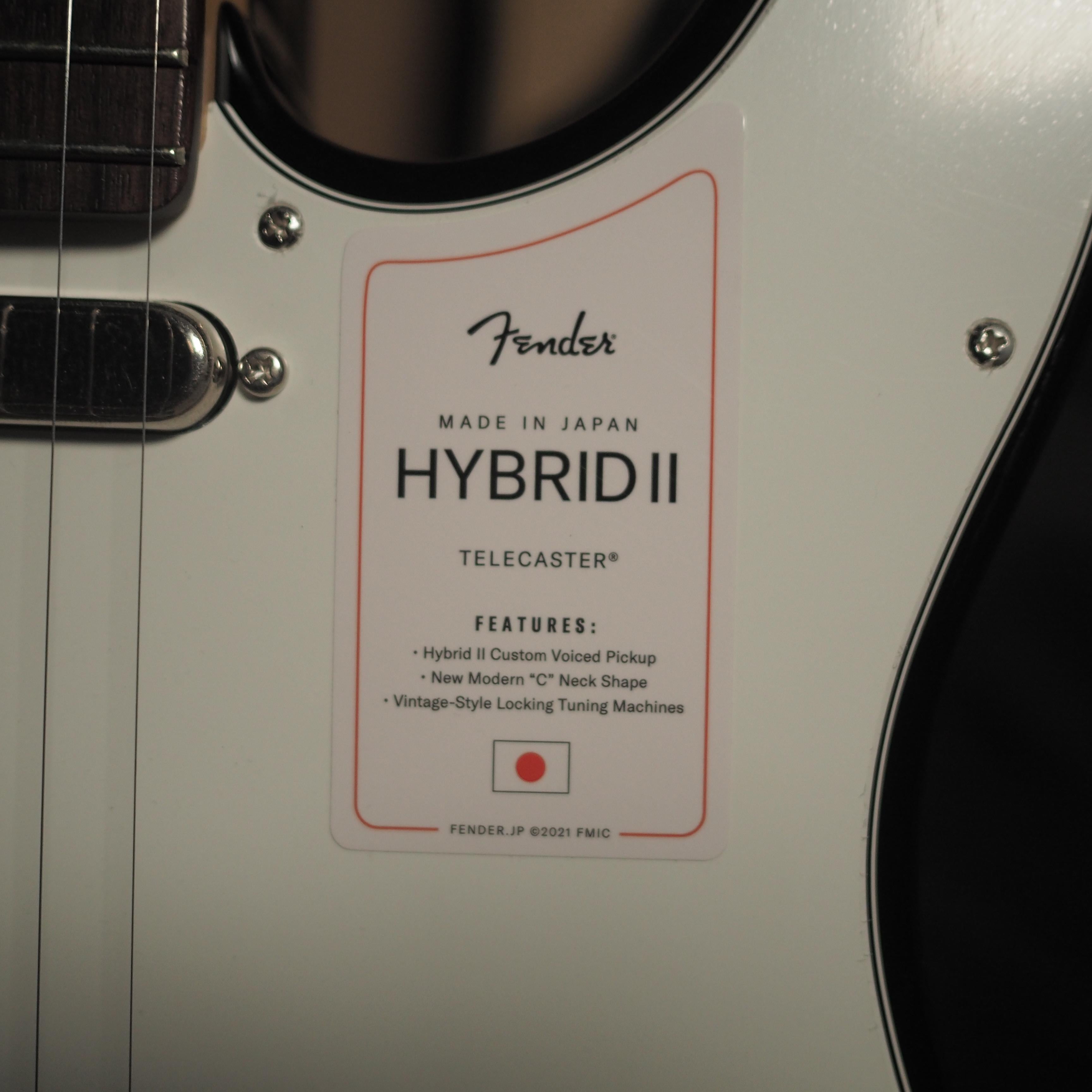 Fender Japan Hybrid II Telecaster Electric Guitar, RW FB - Gitar Elektrik