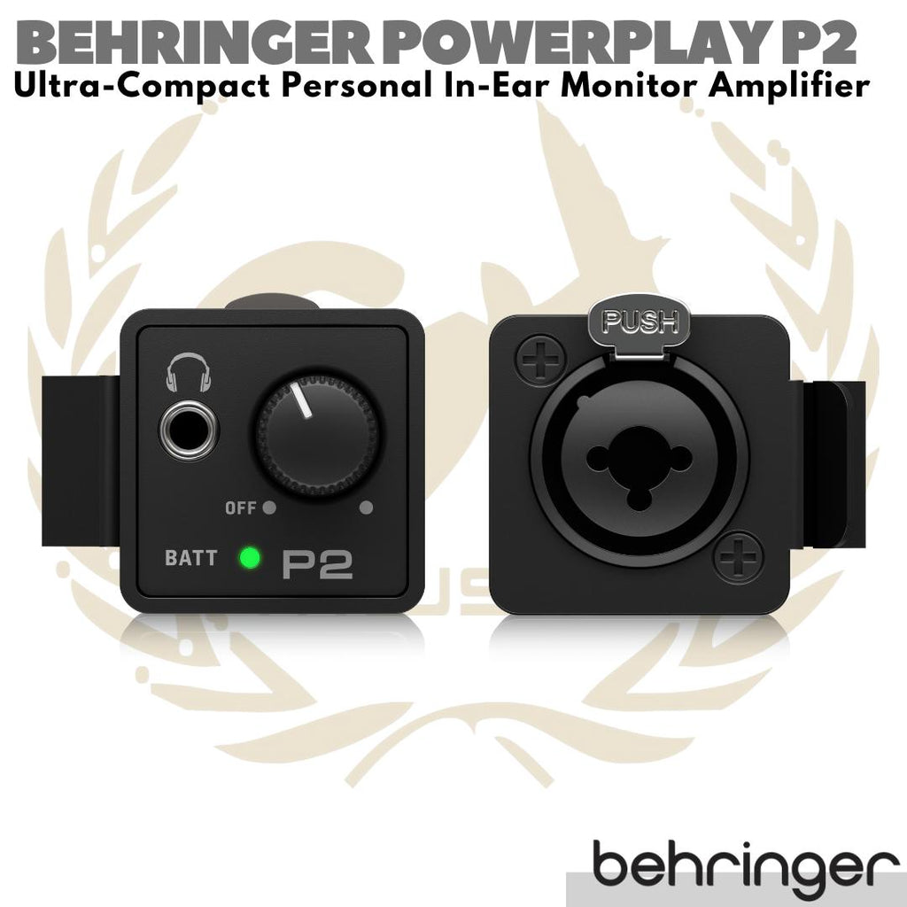 BEHRINGER POWERPLAY P2 Personal In Ear / Headphone Monitor Amplifier