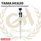 TAMA HCA20 Accessory Mount Arm Z-Rod Attachment - Clamp Simbal Drum
