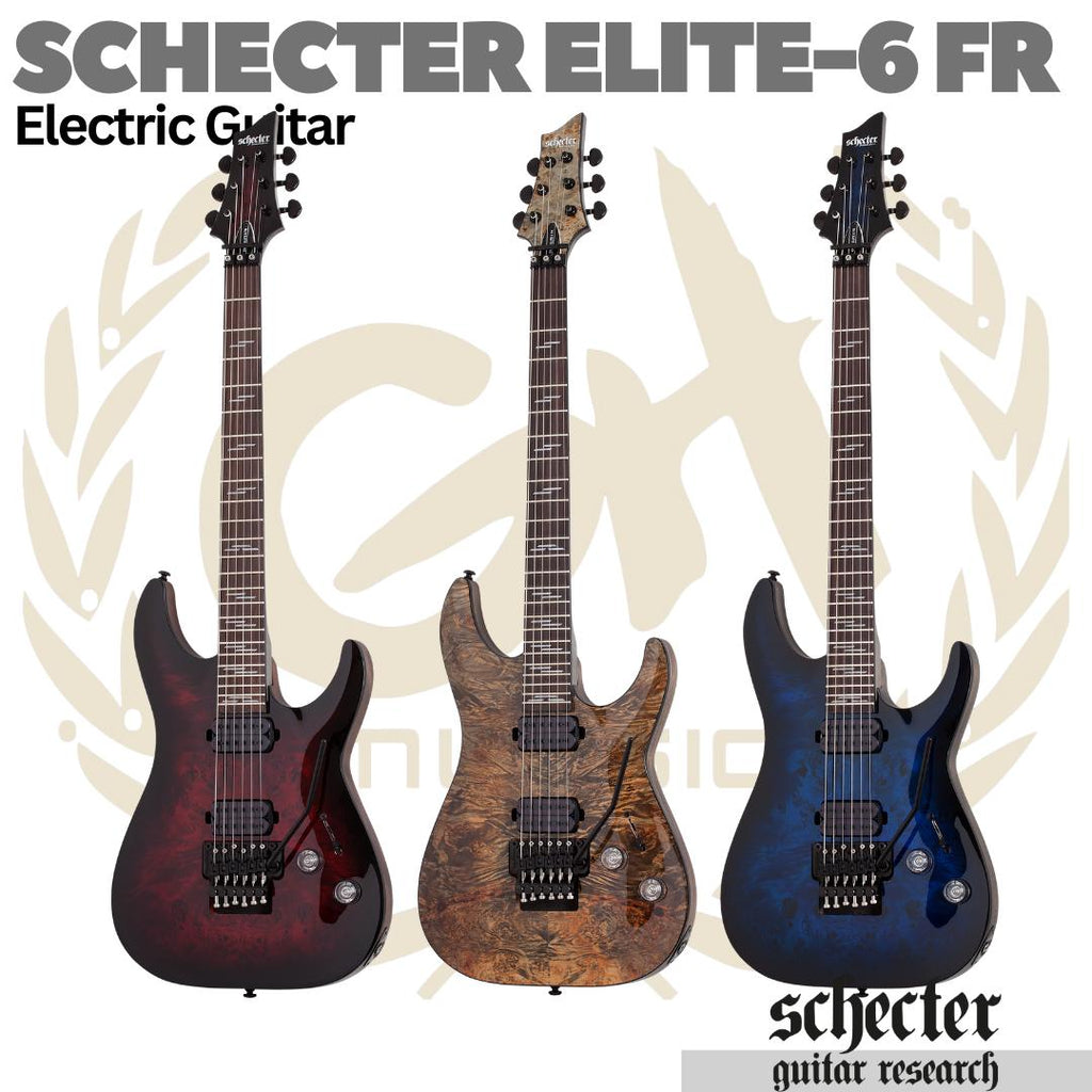 SCHECTER OMEN ELITE-6 FR Electric Guitar | Gitar Tremolo Up Down