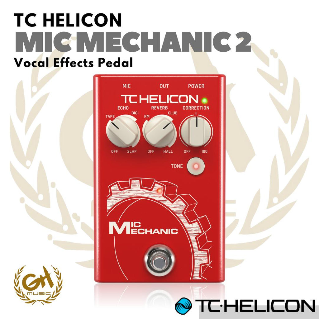 TC HELICON MIC MECHANIC 2 Vocal Effects Stompbox Pedal | Efek Vokal