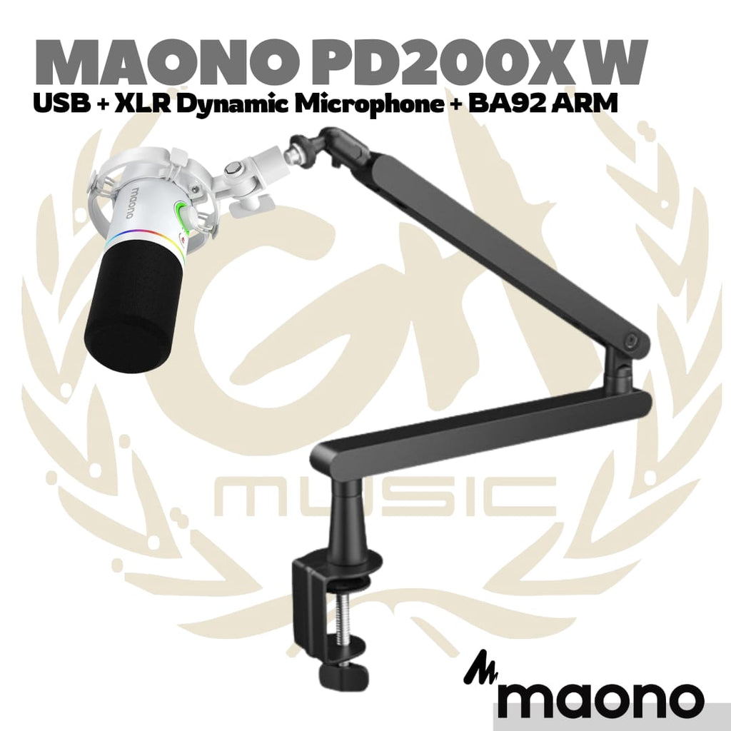 MAONO PD200X USB / XLR Dynamic Microphone | Gaming Podcast PD200 RGB