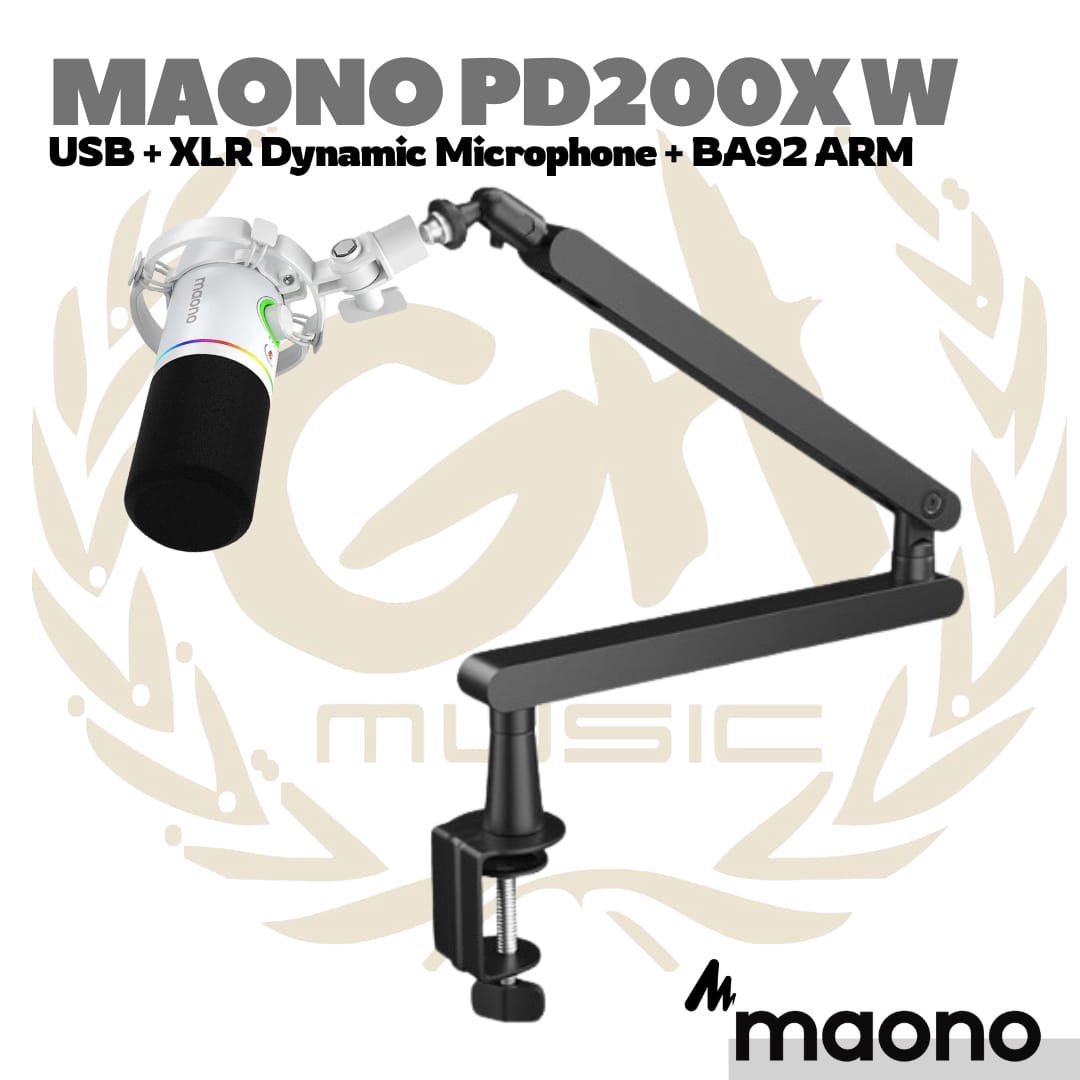 MAONO PD200X USB / XLR Dynamic Microphone | Gaming Podcast PD200 RGB