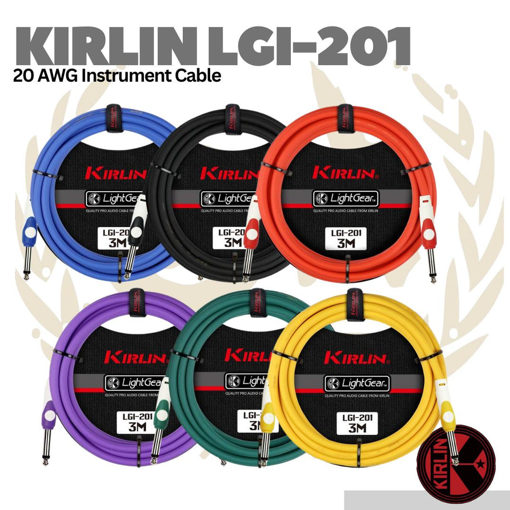 Kirlin LG1-201 20AWG Instrument Cable - Kabel Jack Instrumen