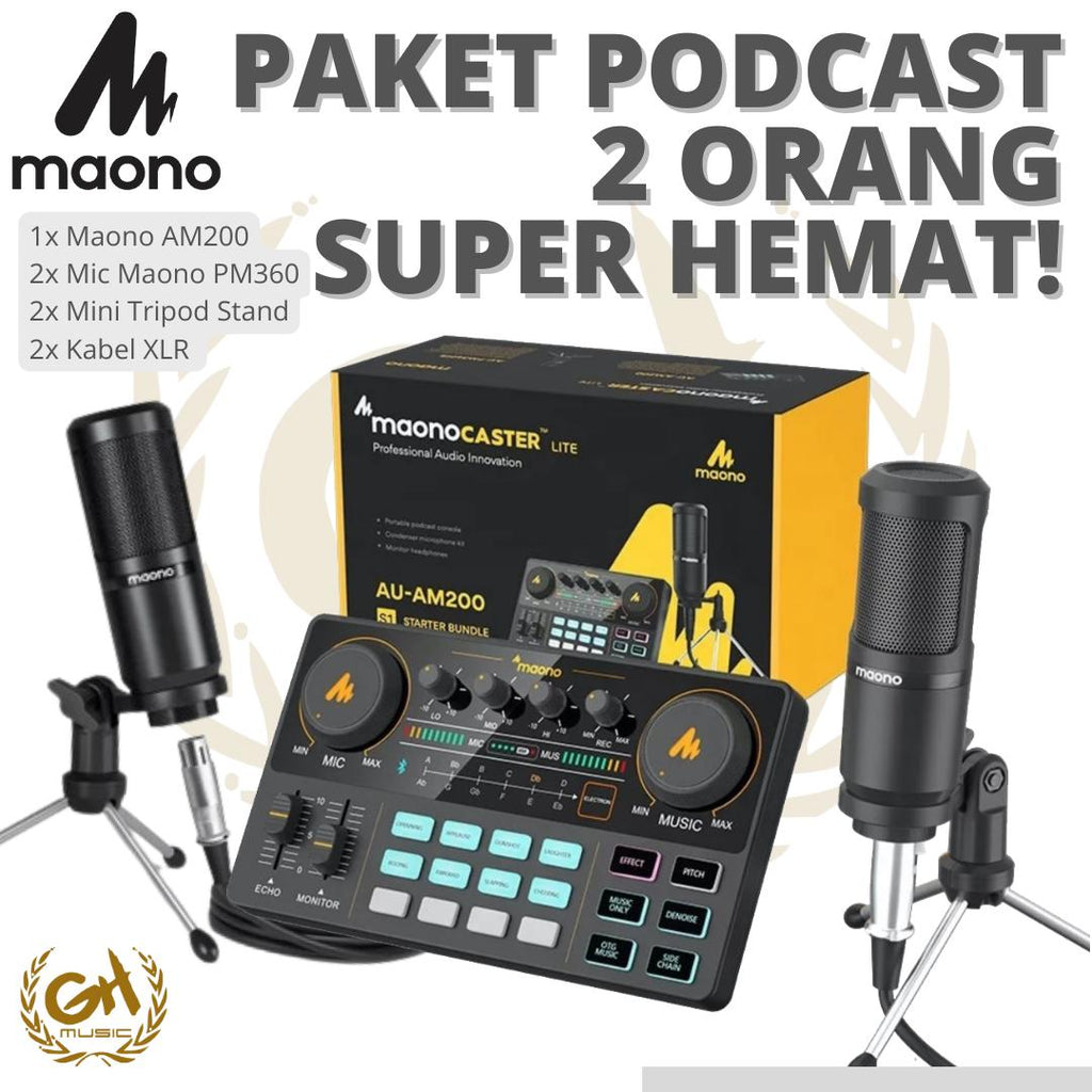 PAKET PODCAST MAONO 2 ORANG SUPER HEMAT!