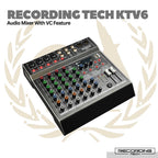 Recording Tech KTV6 With VC Feature - 6 Channel Audio Mixer