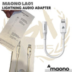 MAONO LA01 USB Lightning TRRS Audio Adapter for Iphone | Converter