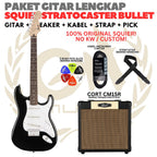 PAKET GITAR SQUIER STRATOCASTER BULLET Electric Gitar | GUITAR PACK