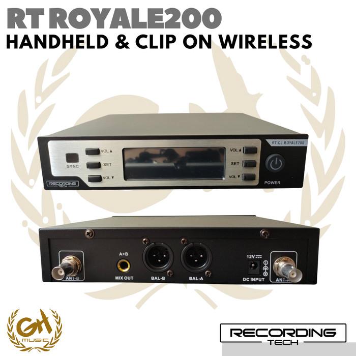 RECORDINGTECH RT ROYALE200 CLIP ON & HANDHELD WIRELESS SYSTEM
