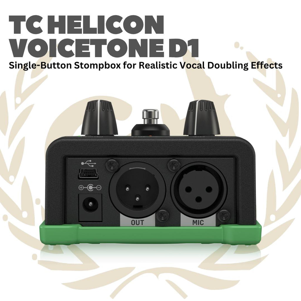TC Helicon Voicetone D1 - D 1 Voice tone Efek Gitar Bass Pedal D-1