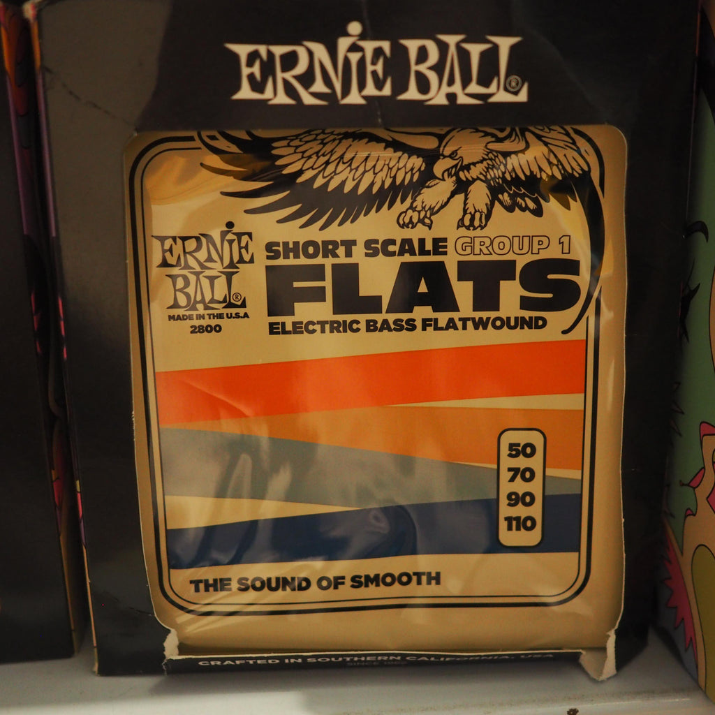 Ernie Ball 2800 50-110 Short Scale Flatwound Group 1 Electric Bass Strings