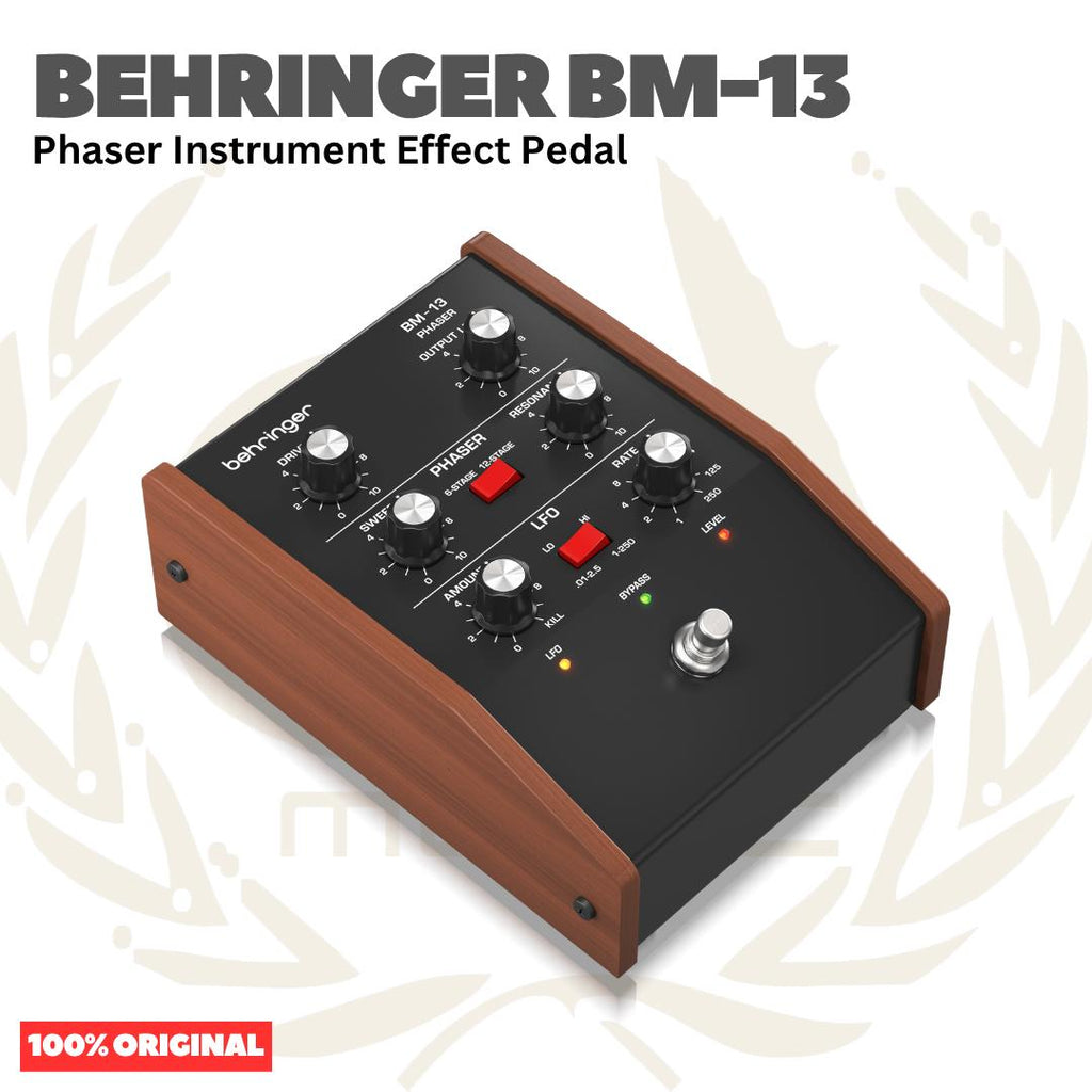 Behringer BM-13 Phaser Instrumen Effect Pedal - Efek Pedal Audio Instrumen