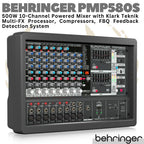 BEHRINGER EUROPOWER PMP580S 500W 10-Channel Powered Audio Mixer Aktif