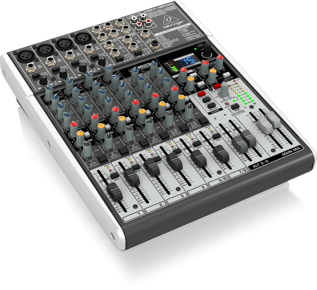 BEHRINGER XENYX X1204USB MIXER - 12 CHANNEL