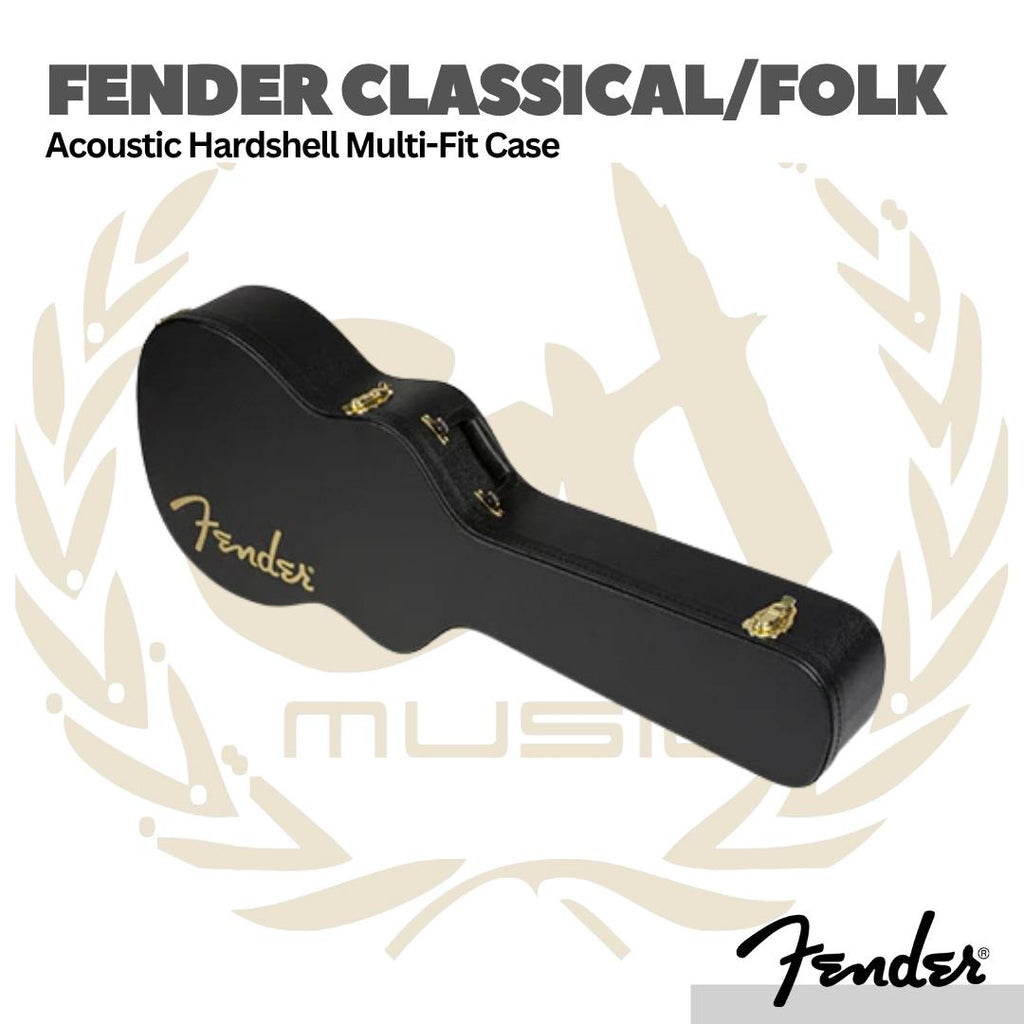 Fender Classical/Folk Acoustic Hardshell Multi-Fit Case - Koper Gitar
