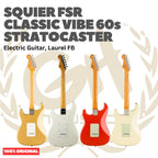 SQUIER FSR Classic Vibe 60s Stratocaster Electric Guitar - Gitar Listrik Elektrik Original Asli