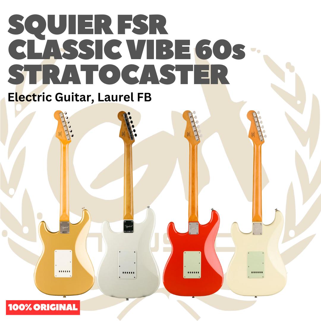 SQUIER FSR Classic Vibe 60s Stratocaster Electric Guitar - Gitar Listrik Elektrik Original Asli